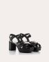 Prada Gewatteerde hak sandalen Black Dames - Thumbnail 2