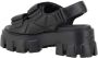 Prada Gewatteerde leren sandalen met verstelbare bandjes Black Dames - Thumbnail 4