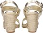Prada Gouden Leren Sleehak Sandalen Vintage Effect - Thumbnail 4