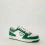 Prada Groen en wit lederen Baskets Downtown Green Heren - Thumbnail 2