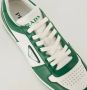 Prada Groen en wit lederen Baskets Downtown Green Heren - Thumbnail 5