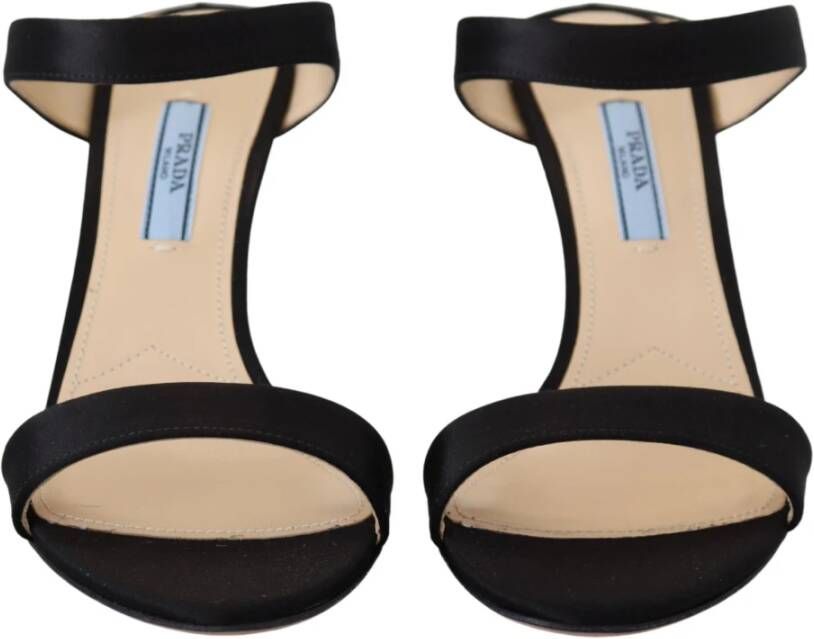 Prada Heeled Mules Black Dames