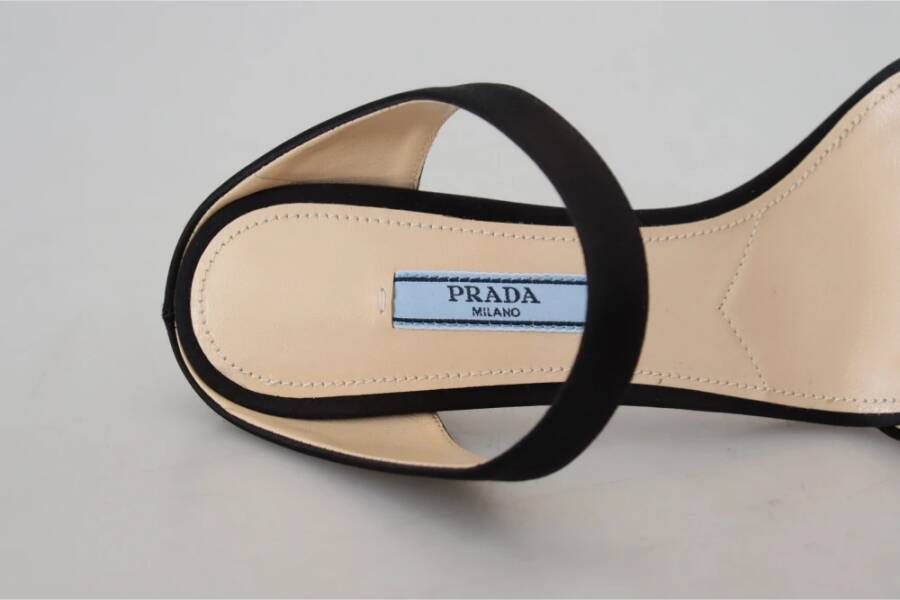 Prada Heeled Mules Black Dames