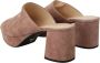 Prada Suede Sandalen met Blokhak Brown Dames - Thumbnail 5