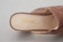 Prada Elegante donkerroze suède hakken Brown Dames - Thumbnail 18