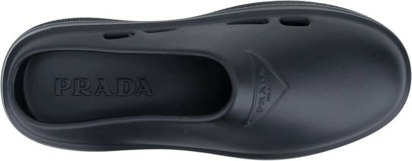 Prada Heren Instap Sandalen Black Heren