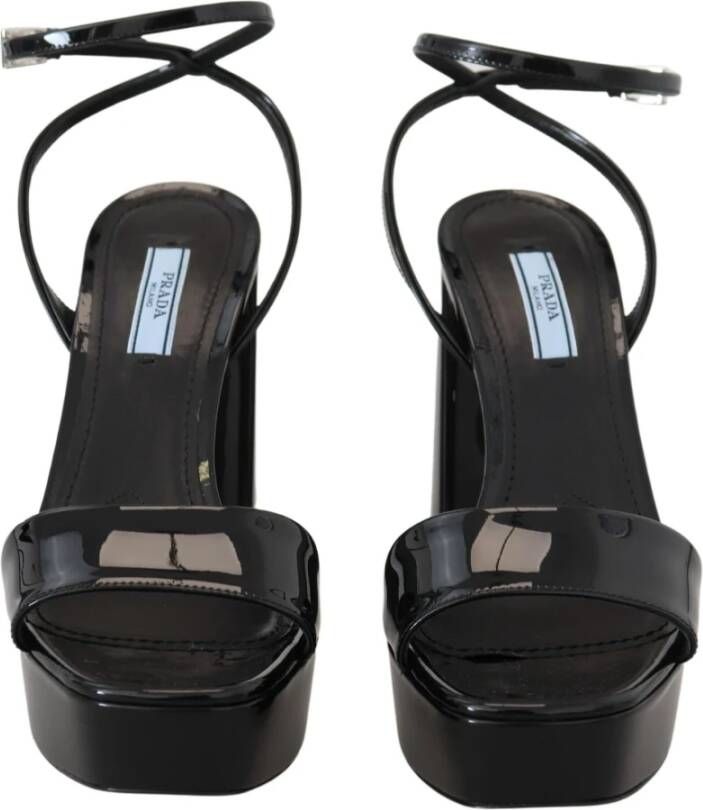 Prada High Heel Sandals Black Dames