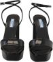 Prada Zwarte Patentleren Enkelband Hakken Black Dames - Thumbnail 6