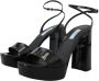 Prada Zwarte Patentleren Enkelband Hakken Black Dames - Thumbnail 7