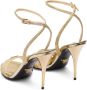 Prada Kristallen Satijnen Sandalen Yellow Dames - Thumbnail 2