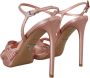 Prada Leren Stiletto Sandalen met Enkelbandje Brown Dames - Thumbnail 3