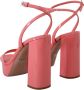 Prada Roze Patent Leren Plateau Sandalen Pink Dames - Thumbnail 2