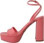 Prada Roze Patent Leren Plateau Sandalen Pink Dames - Thumbnail 3