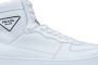 Prada Hoge Top Leren Sneakers voor Mannen White Heren - Thumbnail 8