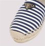 Prada Katoenen Slippers Bianco Bleu Multicolor Dames - Thumbnail 4