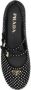 Prada Kristallen Ballerina Dubbele Band Stijl Black Dames - Thumbnail 4