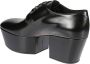 Prada Leren Platform Loafers Black Dames - Thumbnail 3