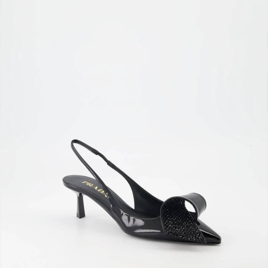 Prada Lakleren pumps Black Dames