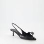 Prada Pumps & high heels Decollete Pumps Crystal in zwart - Thumbnail 3