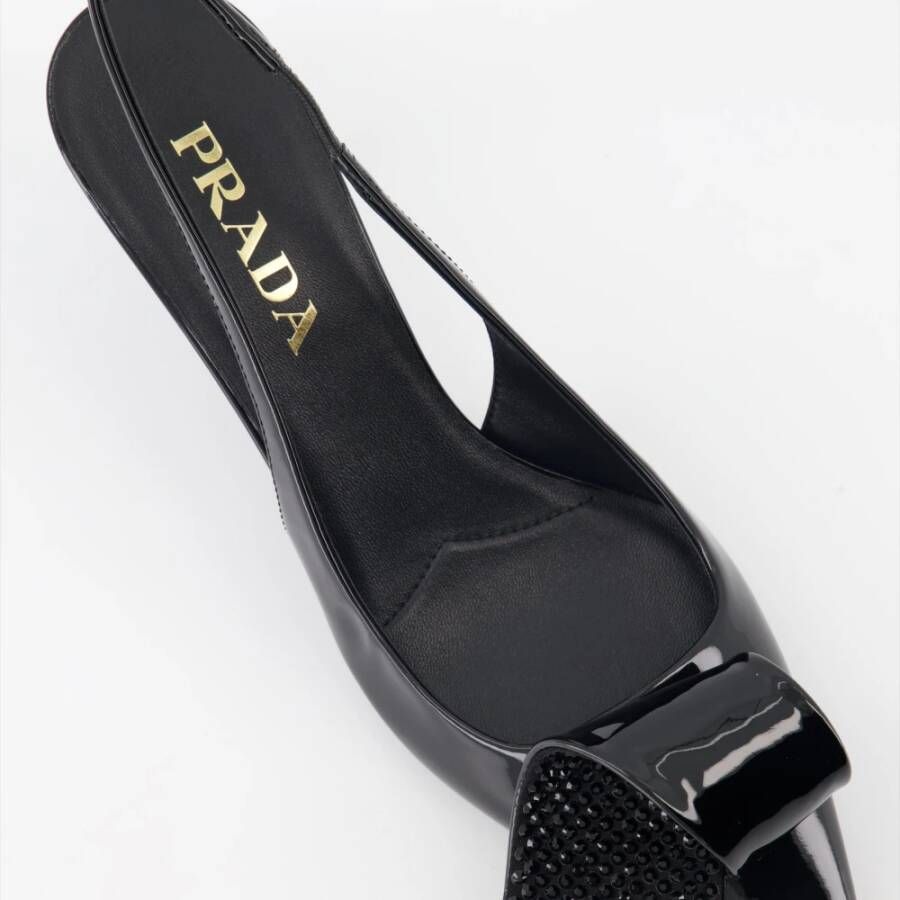 Prada Lakleren pumps Black Dames