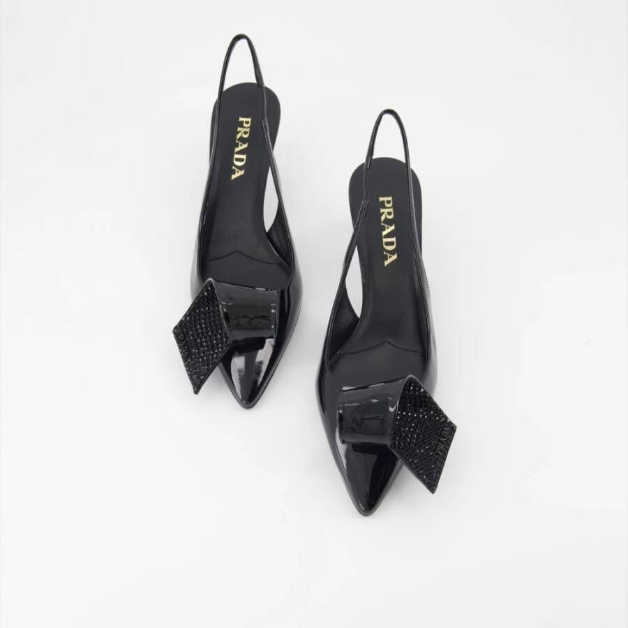 Prada Lakleren pumps Black Dames