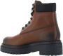Prada Leren enkellaarsjes vetersluiting ronde neus - Thumbnail 2