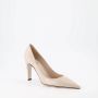 Prada Leren Instap Pumps met Puntige Neus Pink Dames - Thumbnail 2