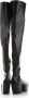 Prada Leren Plateau laarzen met Logodetail Black Dames - Thumbnail 2