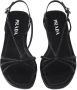 Prada Leren Platte Sandalen Vierkante Neus Vrouwen - Thumbnail 2