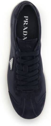 Prada Leren sneakers met iconisch ontwerp