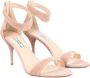 Prada Lichtroze leren sandalen Pink Dames - Thumbnail 2