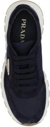 Prada Moderne lage sneakers stijl Blue Heren