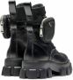 Prada Monolith Combat Boots met Nylon Pouch Black Heren - Thumbnail 5