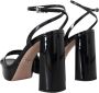 Prada Zwarte Patentleren Enkelband Hakken Black Dames - Thumbnail 3