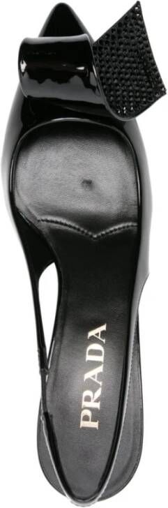 Prada Platte schoenen voor vrouwen Black Dames