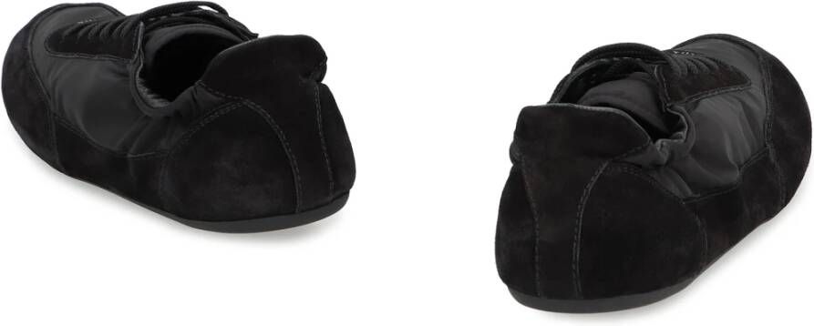 Prada Re-Nylon lage sneakers met leren details
