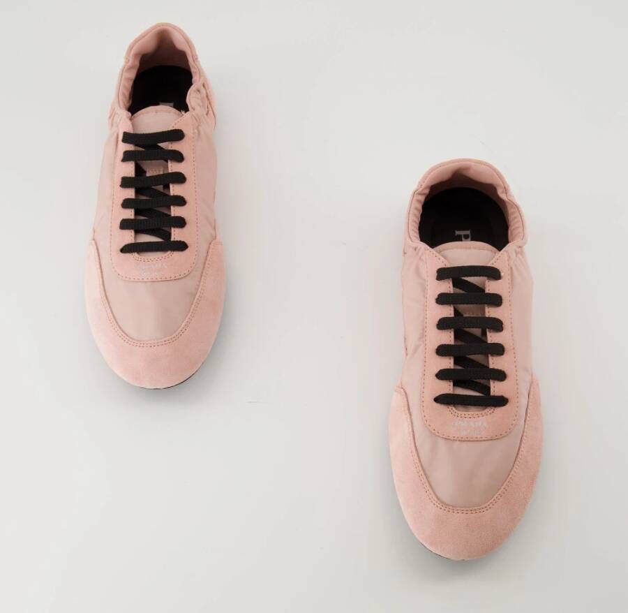 Prada Roze Baskets Collapse Schoenen