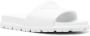 Prada Stijlvolle Logo Rubberen Flats White Dames - Thumbnail 2