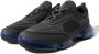 Prada Zwarte Rubberen Instap Sneakers Black Heren - Thumbnail 4