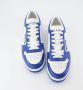 Prada Geperforeerde Leren Sneakers Blue Heren - Thumbnail 6