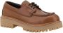 Prada Stijlvolle leren veterschoenen Brown Dames - Thumbnail 3