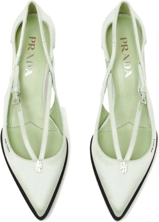 Prada Stijlvolle Pumps met Puntige Neus voor Feesten