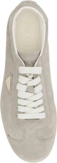 Prada Suede Lace-Up Sneakers