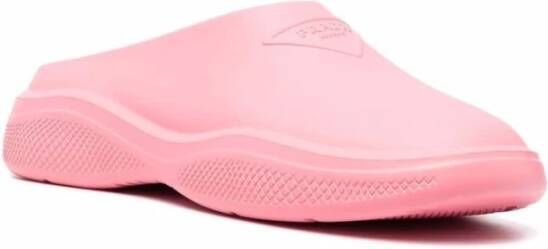 Prada Stijlvolle rubberen sandalen voor dames Roze Dames