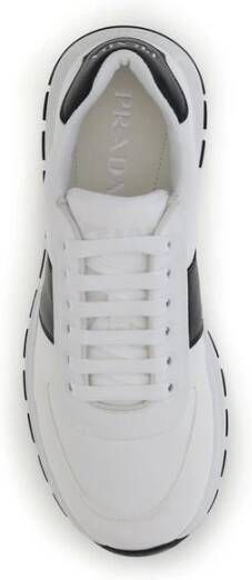 Prada Tweekleurige Leren Sneakers