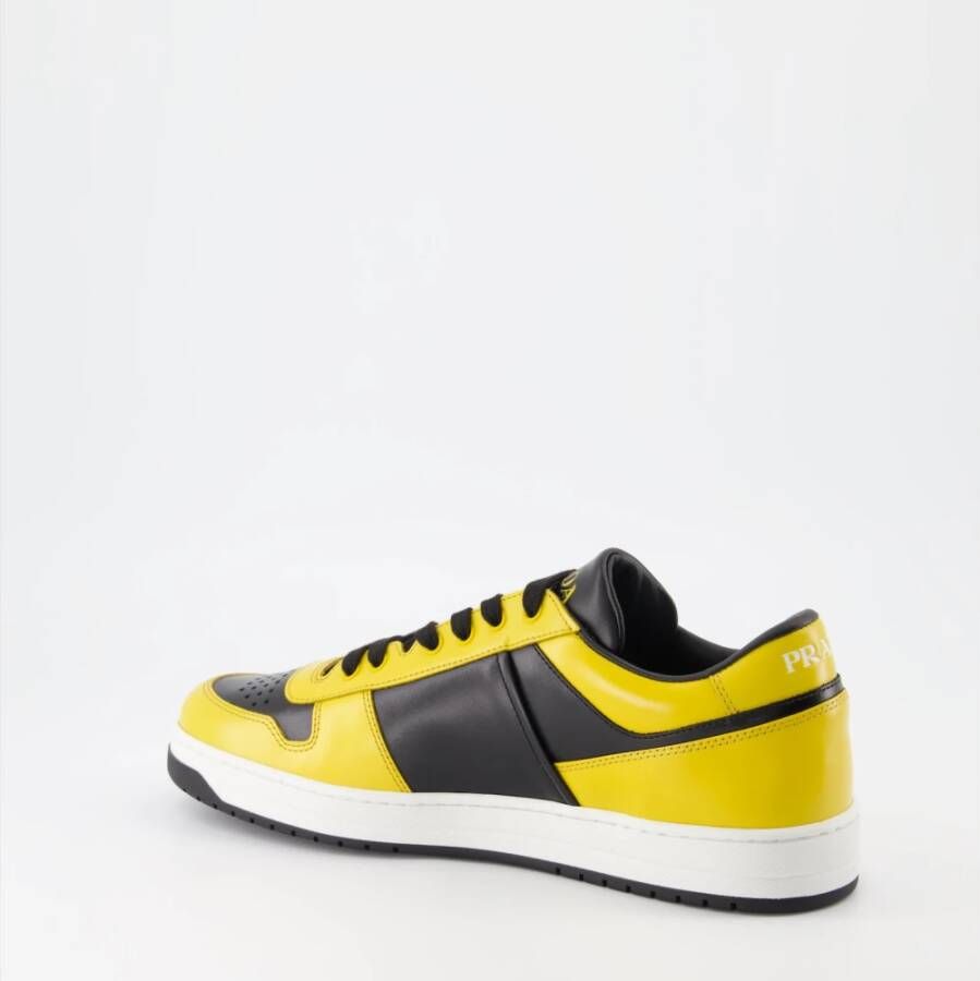 Prada Urban Leren Sneakers Yellow Heren