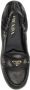 Prada Vintage-Effect Leren Loafers met Logo Plaque Brown Dames - Thumbnail 4