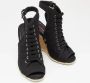 Prada Vintage Pre-owned Canvas sandals Black Dames - Thumbnail 4