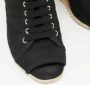 Prada Vintage Pre-owned Canvas sandals Black Dames - Thumbnail 7