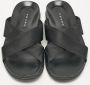 Prada Vintage Pre-owned Canvas sandals Black Heren - Thumbnail 3